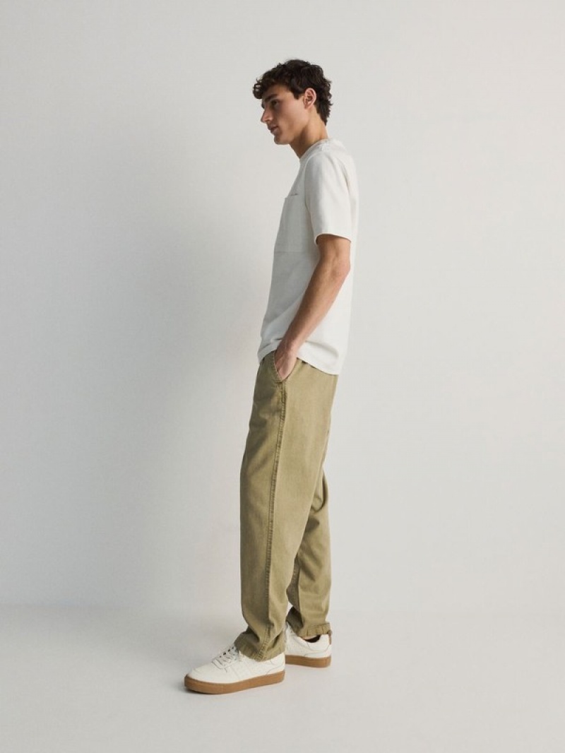 Reserved Joggers Hosen Herren Beige | ZAK-587120