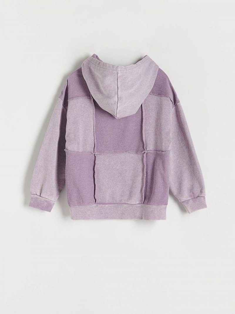 Reserved Jogging Top Sweatshirts Mädchen Lavendel | KXD-564109