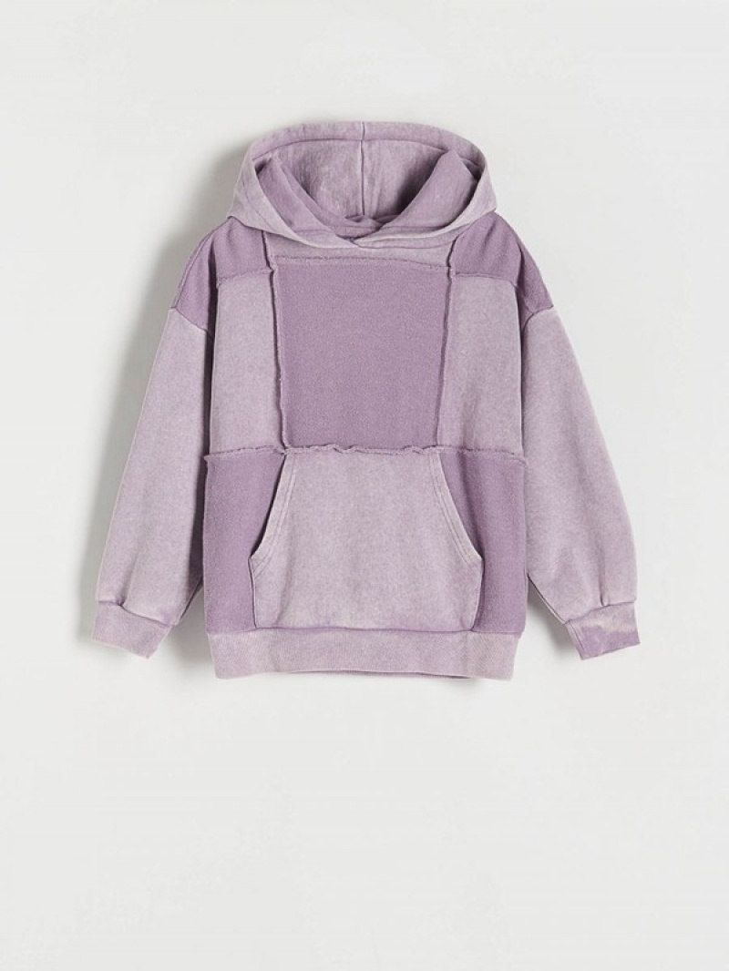 Reserved Jogging Top Sweatshirts Mädchen Lavendel | KXD-564109