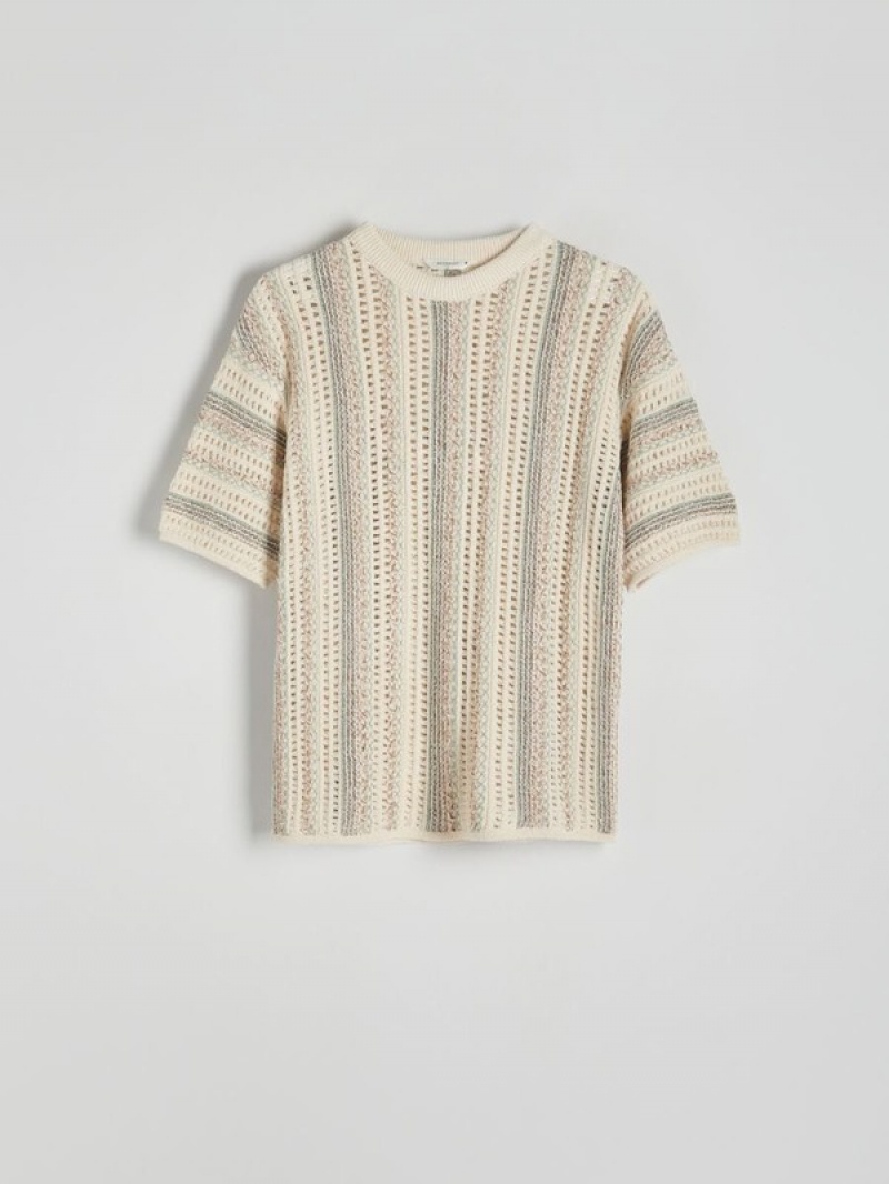 Reserved Jumper In Textured Knit Pullover Herren Mehrfarbig | BZC-697508