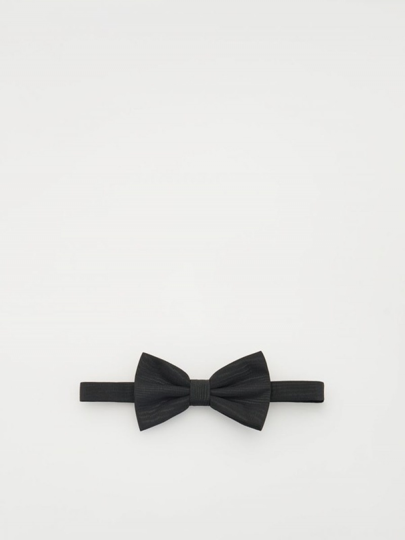 Reserved Klassische Bow Tie Gürtel Herren Schwarz | ZNM-139786