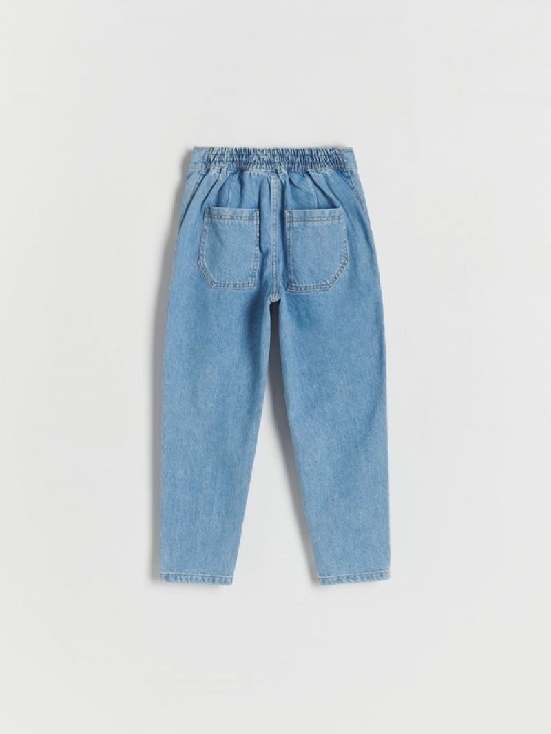 Reserved Klassische Denim Balloon Jeans Jungen Blau | XBI-723649