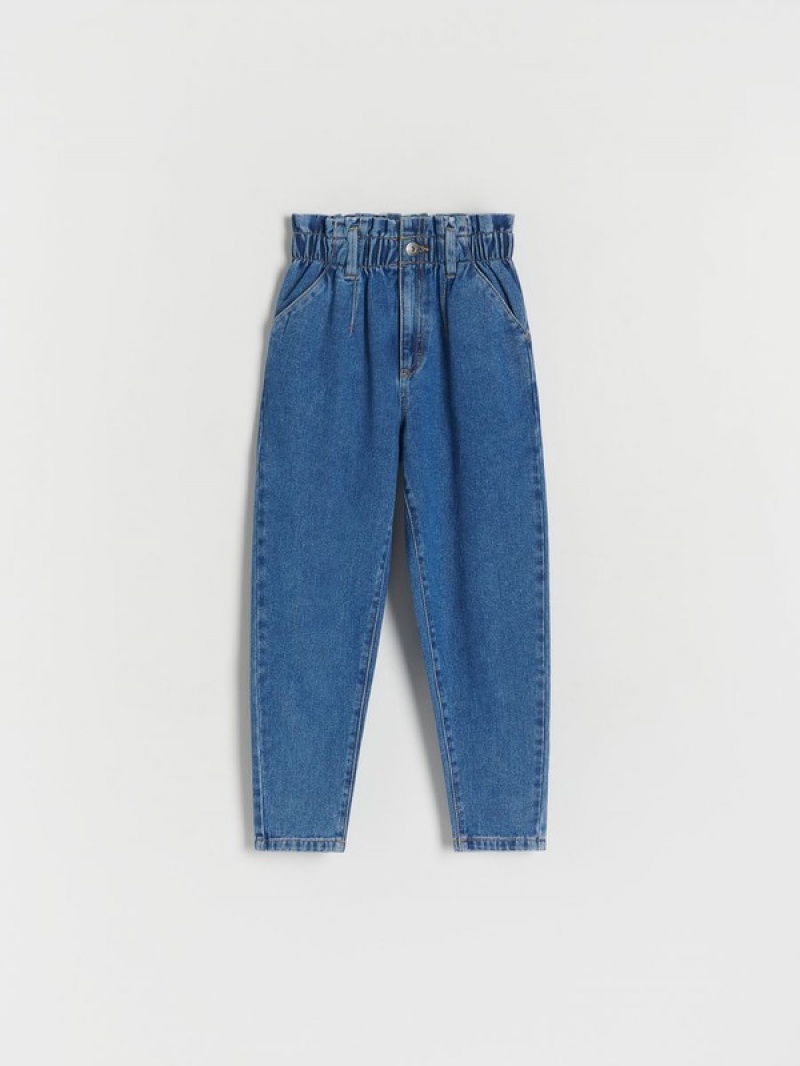 Reserved Klassische Denimgy Jeans Mädchen Blau | PRC-304762