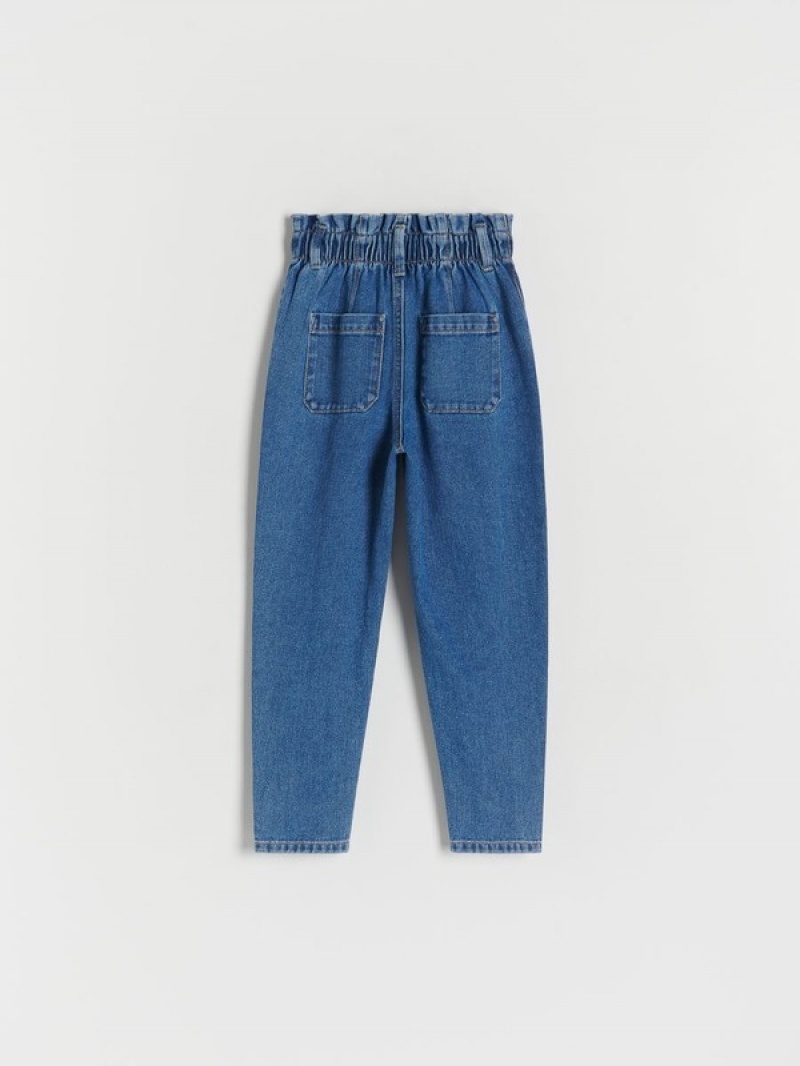 Reserved Klassische Denimgy Jeans Mädchen Blau | PRC-304762