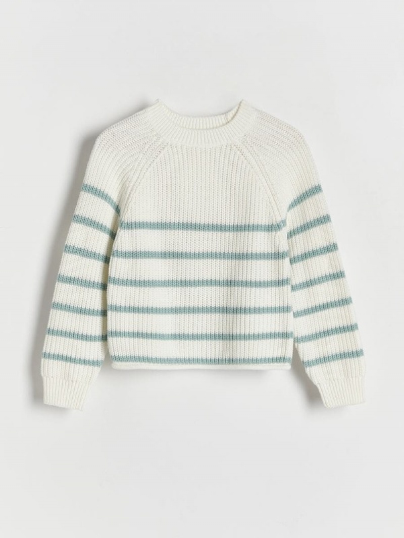 Reserved Klassische Design Stripe Pullover Mädchen Mehrfarbig | SYA-236948