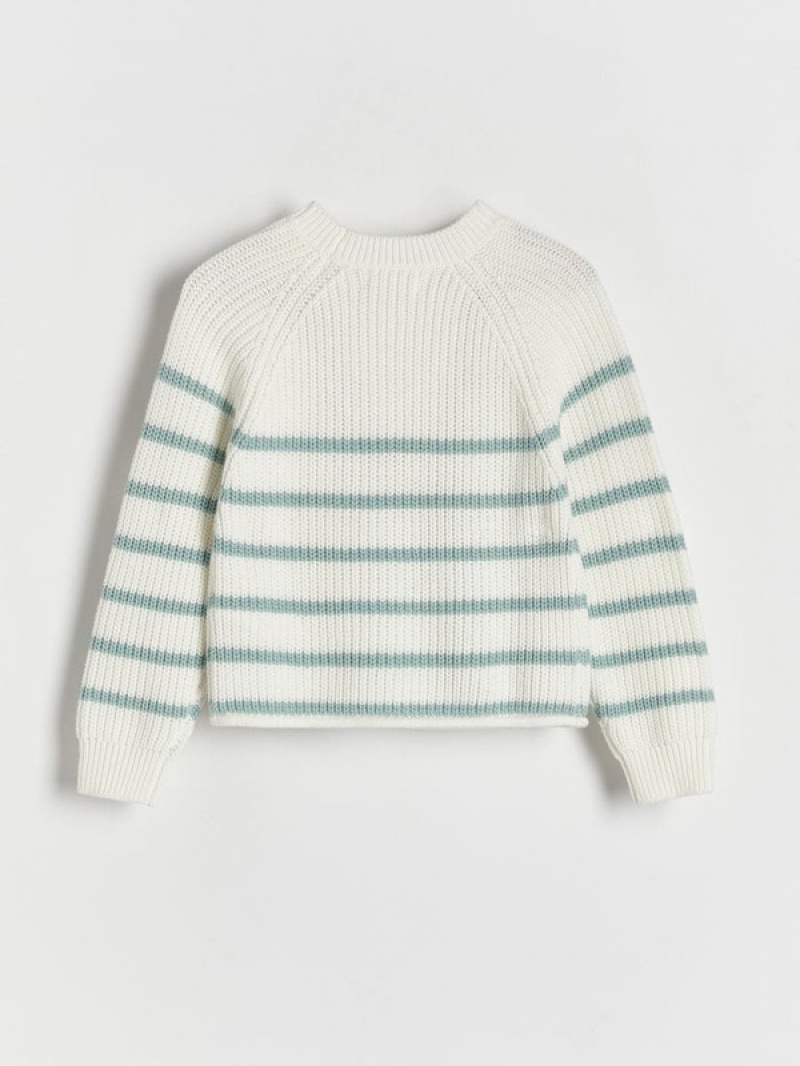 Reserved Klassische Design Stripe Pullover Mädchen Mehrfarbig | SYA-236948