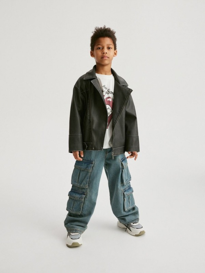 Reserved Klassische Jeans Jungen Blau | KYU-795480