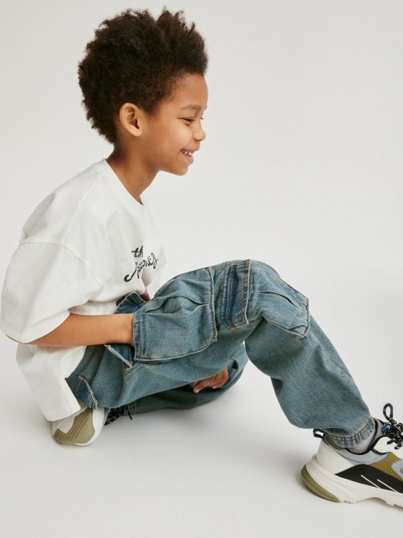 Reserved Klassische Jeans Jungen Blau | QPI-409286