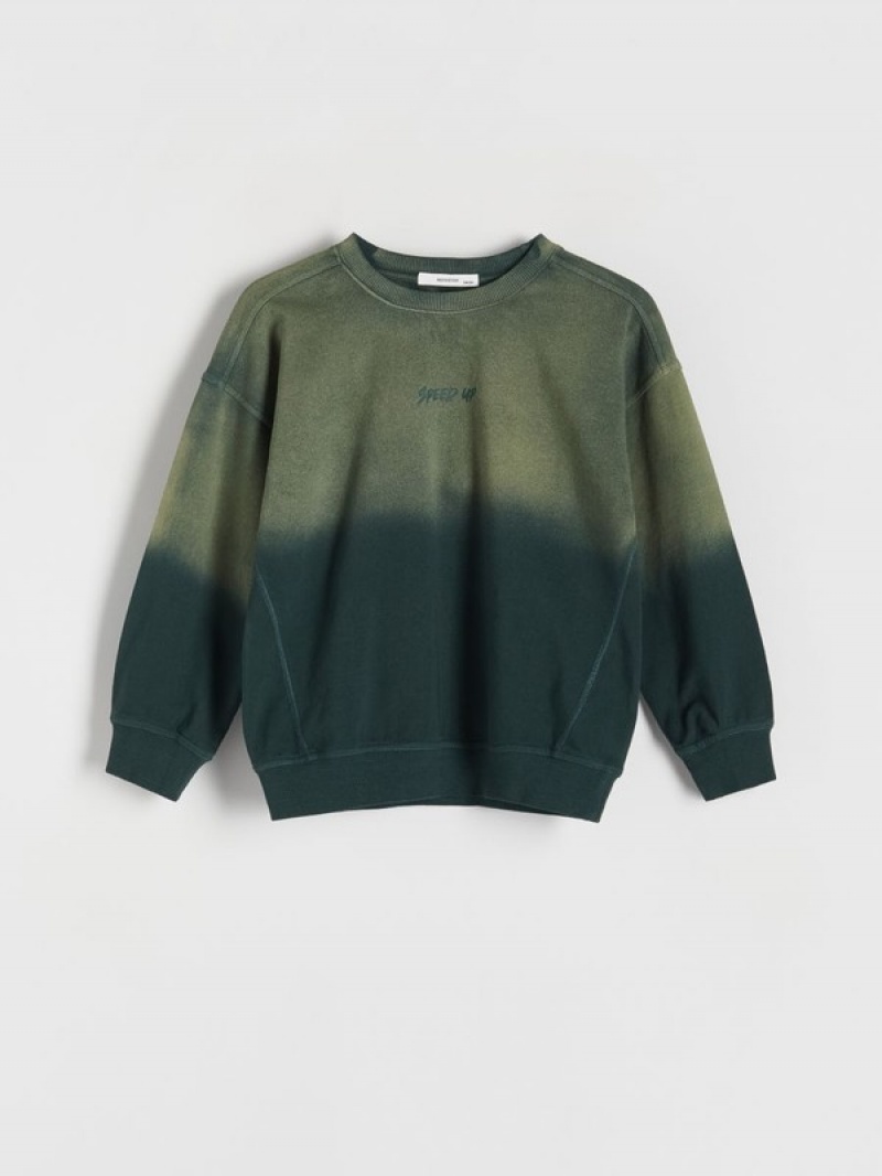 Reserved Klassische Pullover Jungen Grün | WUV-764210