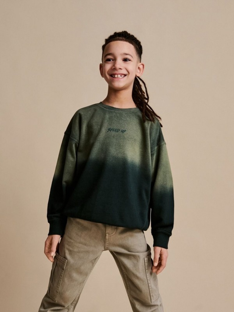 Reserved Klassische Pullover Jungen Grün | WUV-764210