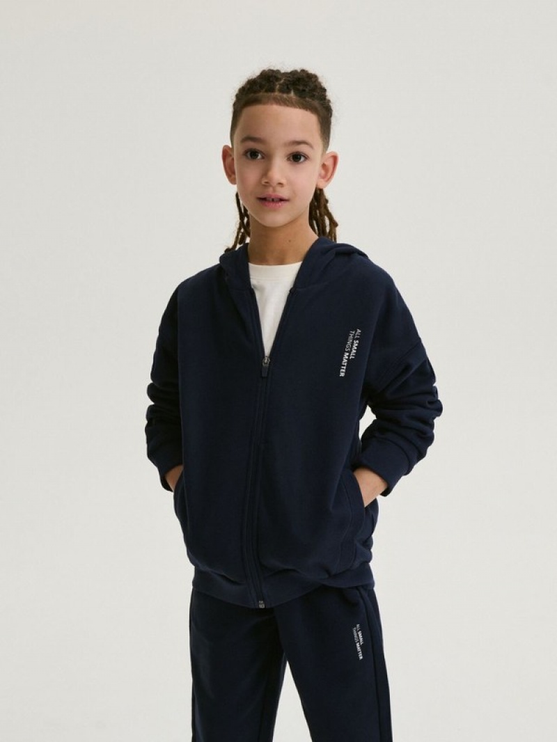 Reserved Klassische Pullover Jungen Navy | JAX-812794