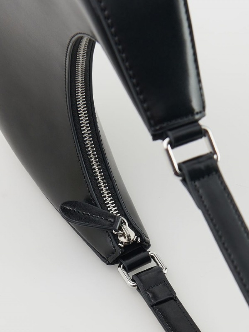 Reserved Leatheruette Taschen Damen Schwarz | NDT-289053