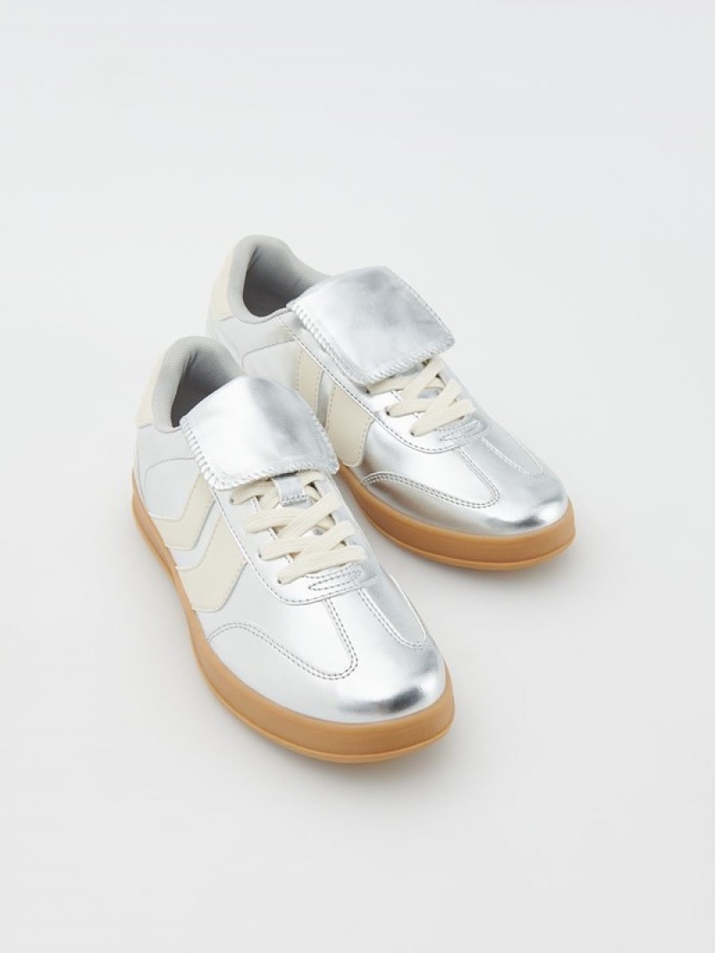 Reserved Metallised Sneakers Damen Mehrfarbig | IFX-510968