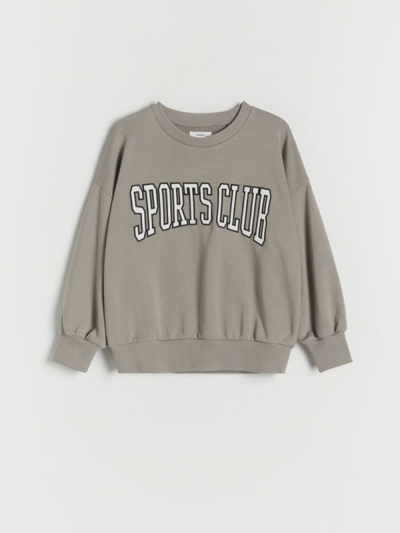 Reserved Oversized Long Sleeve Pullover Jungen Braun | NMZ-704293