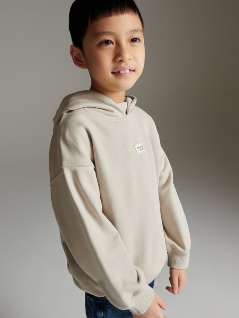 Reserved Oversized Pullover Jungen Beige | ZOB-218605