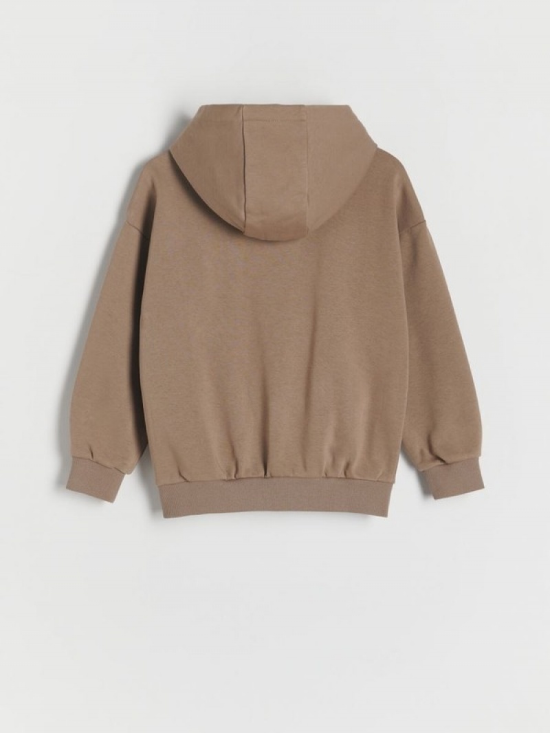 Reserved Oversized Pullover Jungen Braun | WGC-276104