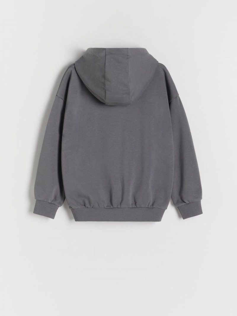 Reserved Oversized Pullover Jungen Dunkelgrau | ZNQ-758031