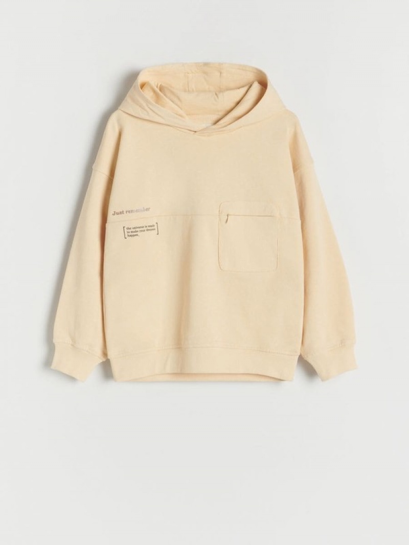 Reserved Oversized Pullover Jungen Hellgelb | RAH-251469