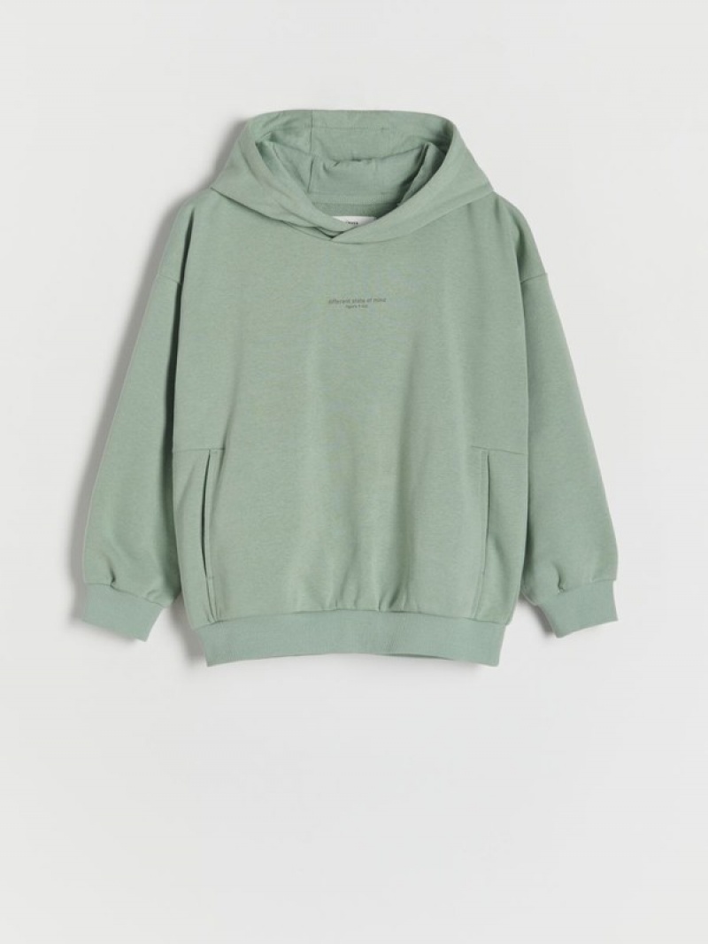 Reserved Oversized Pullover Jungen Hellolivgrün | AHF-617458