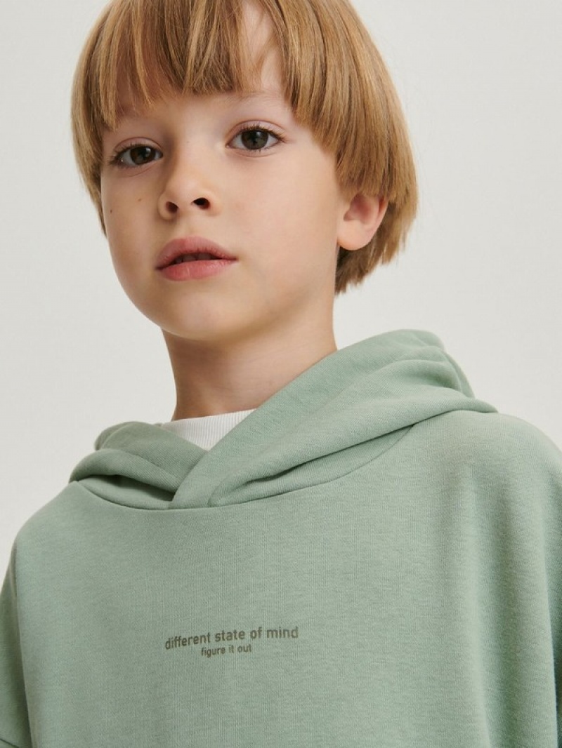 Reserved Oversized Pullover Jungen Hellolivgrün | AHF-617458