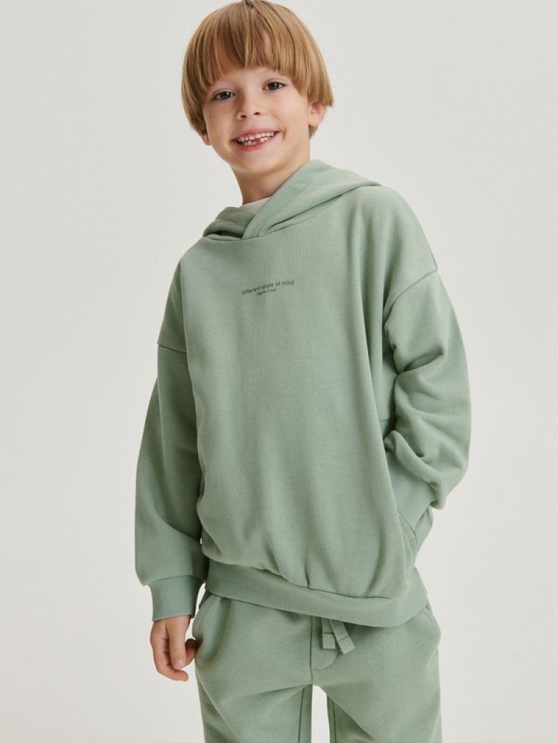 Reserved Oversized Pullover Jungen Hellolivgrün | AHF-617458