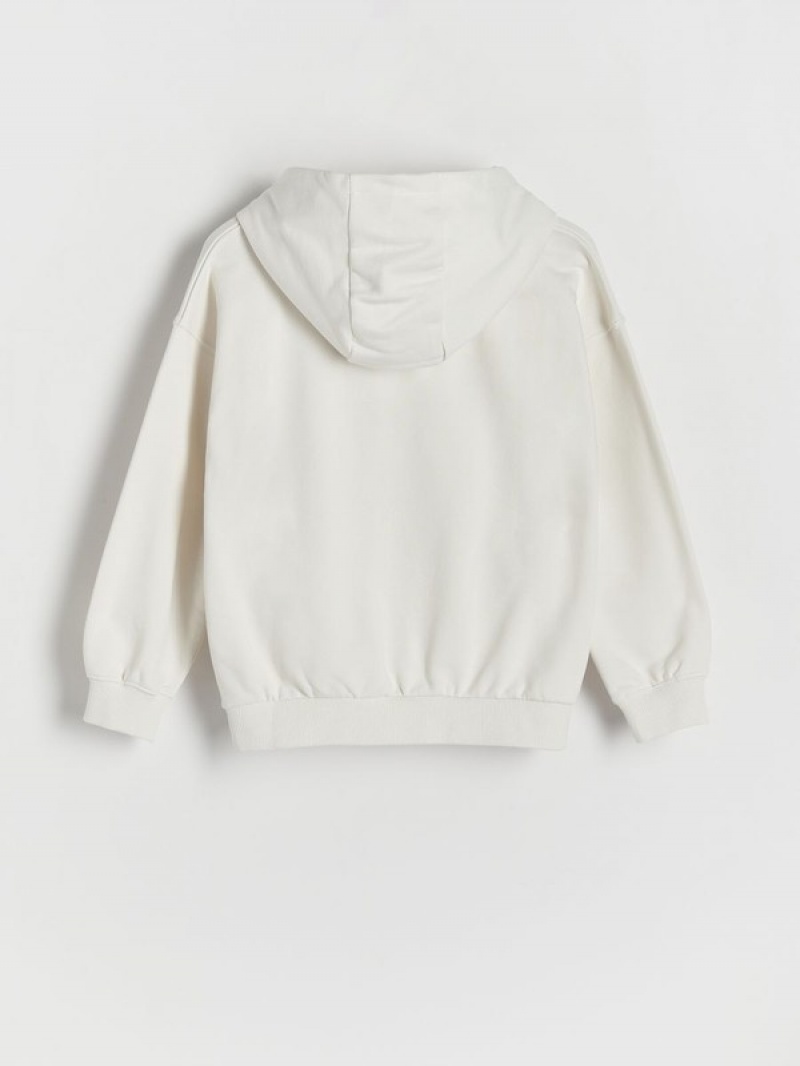 Reserved Oversized Pullover Jungen Weiß | NBG-215839