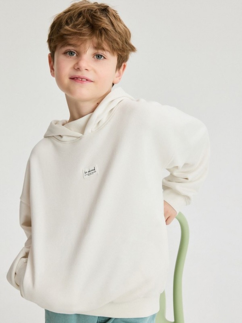 Reserved Oversized Pullover Jungen Weiß | NBG-215839