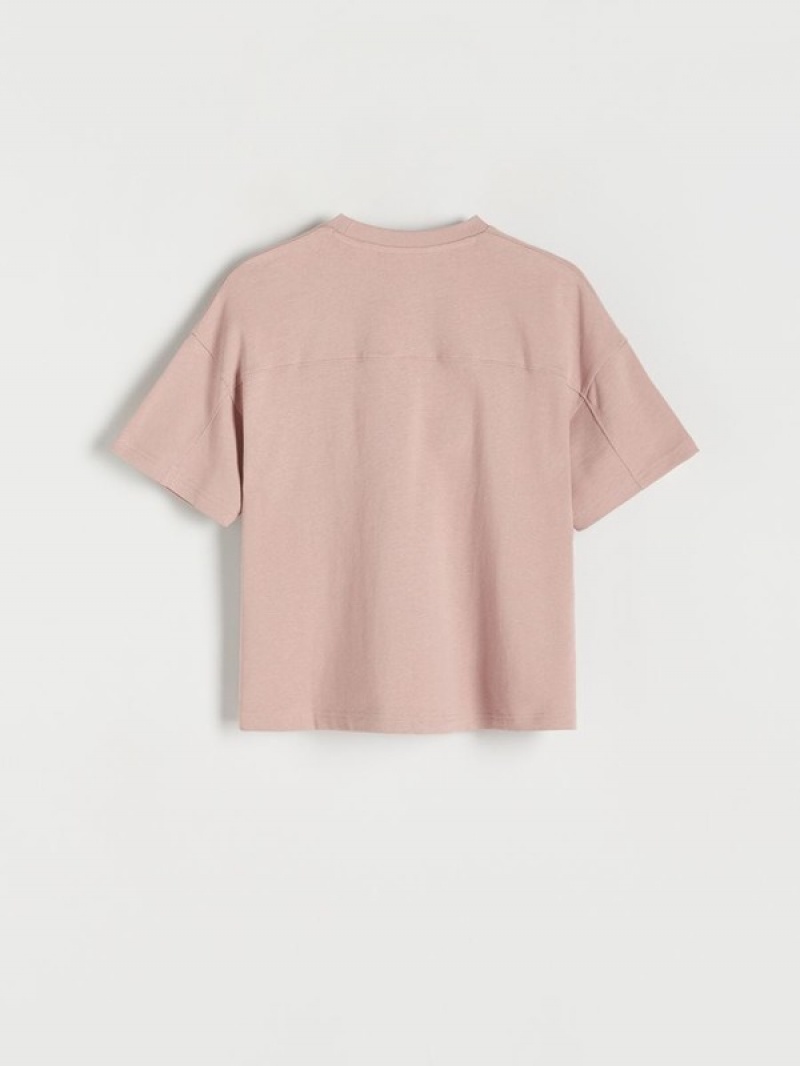 Reserved Oversized T-shirts Jungen Rosa | UYX-749823