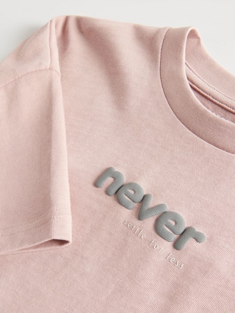 Reserved Oversized T-shirts Jungen Rosa | UYX-749823