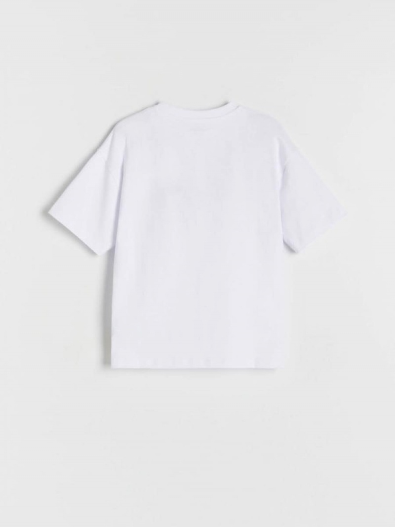 Reserved Oversized T-shirts Jungen Weiß | PSG-620415