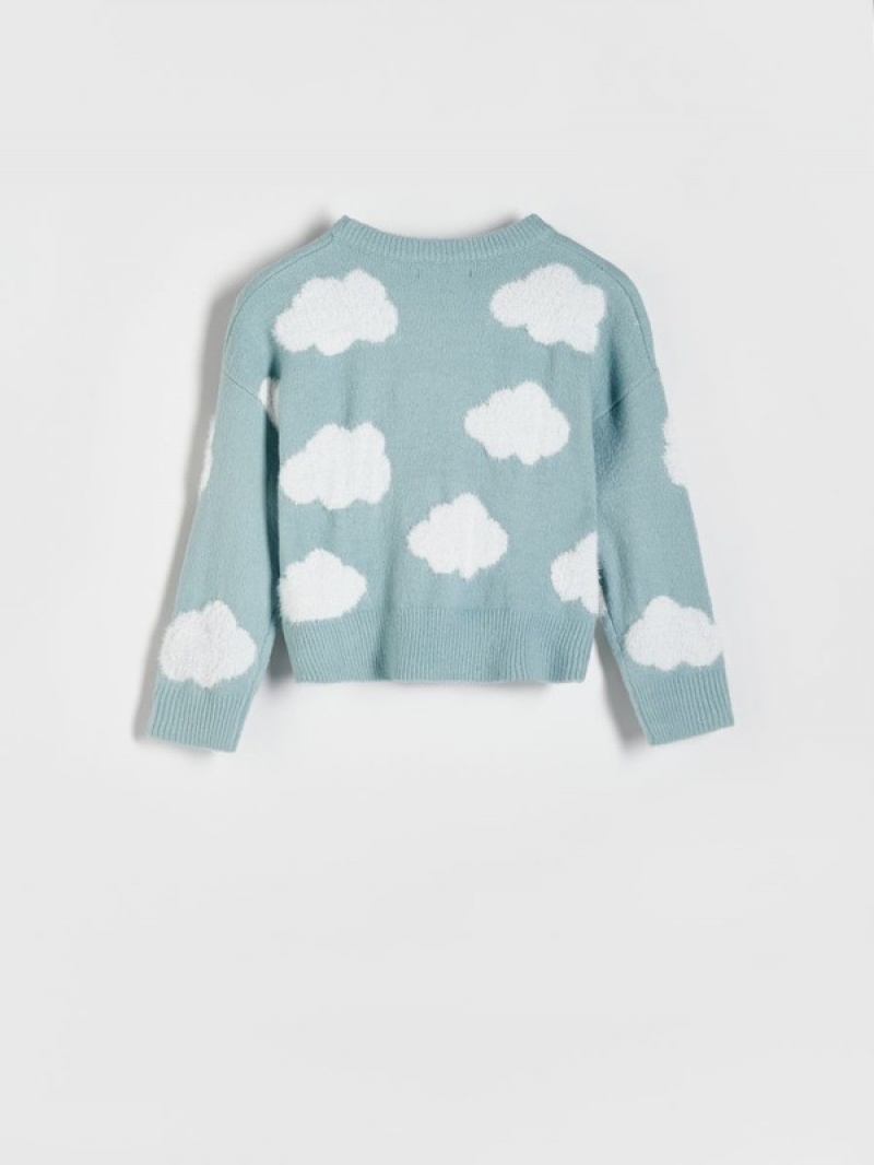 Reserved Patterned Pullover Mädchen Mehrfarbig | LAI-318042