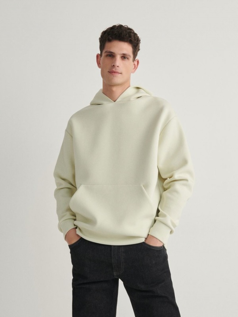 Reserved Plain Sweatshirts Herren Gelb | OYR-127039