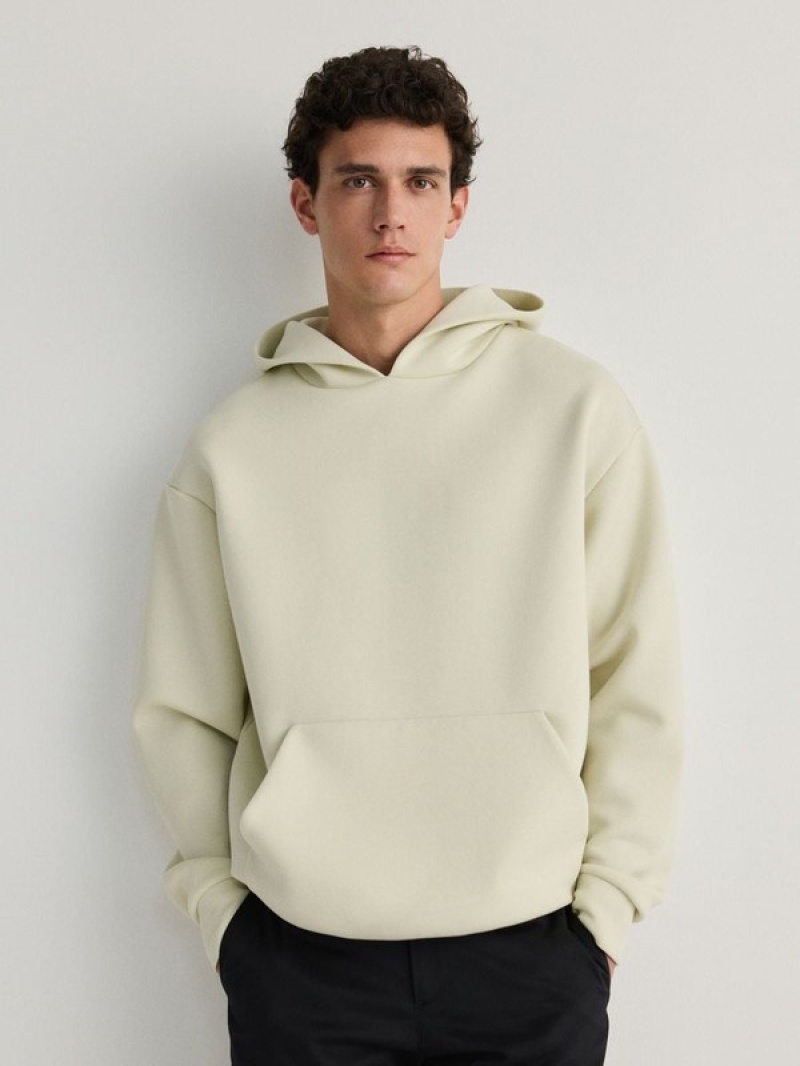 Reserved Plain Sweatshirts Herren Gelb | RLS-792086