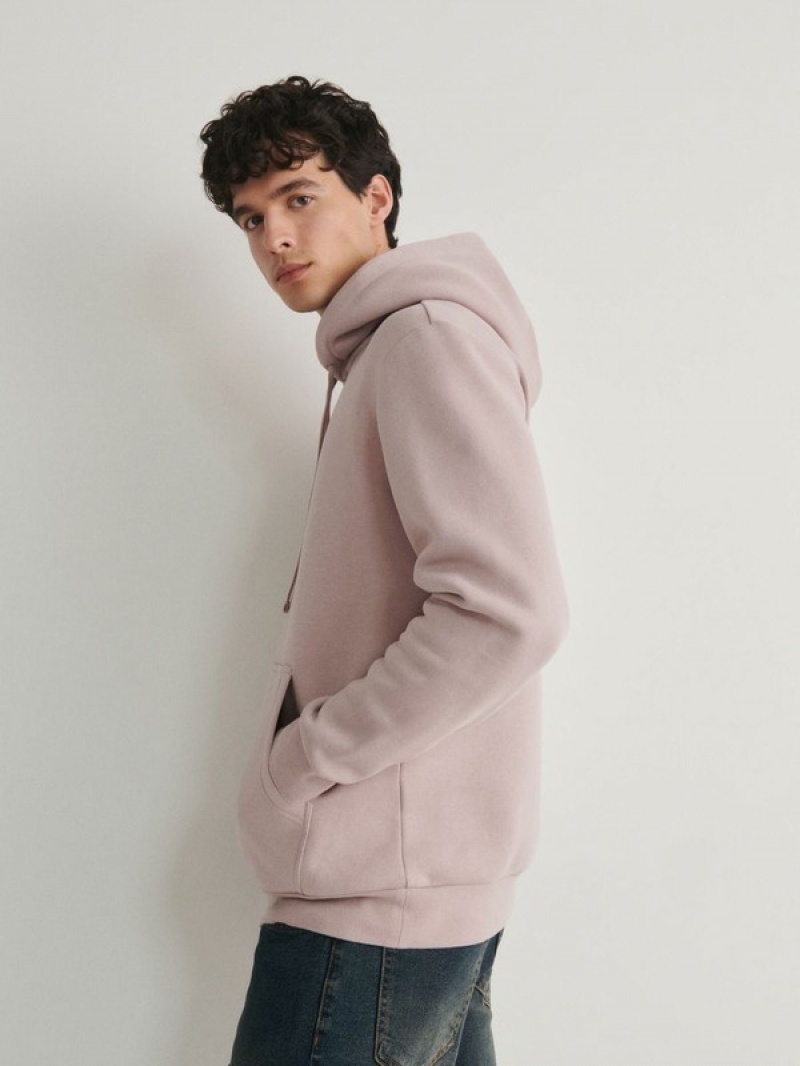 Reserved Plain Sweatshirts Herren Rosa | QLZ-083129