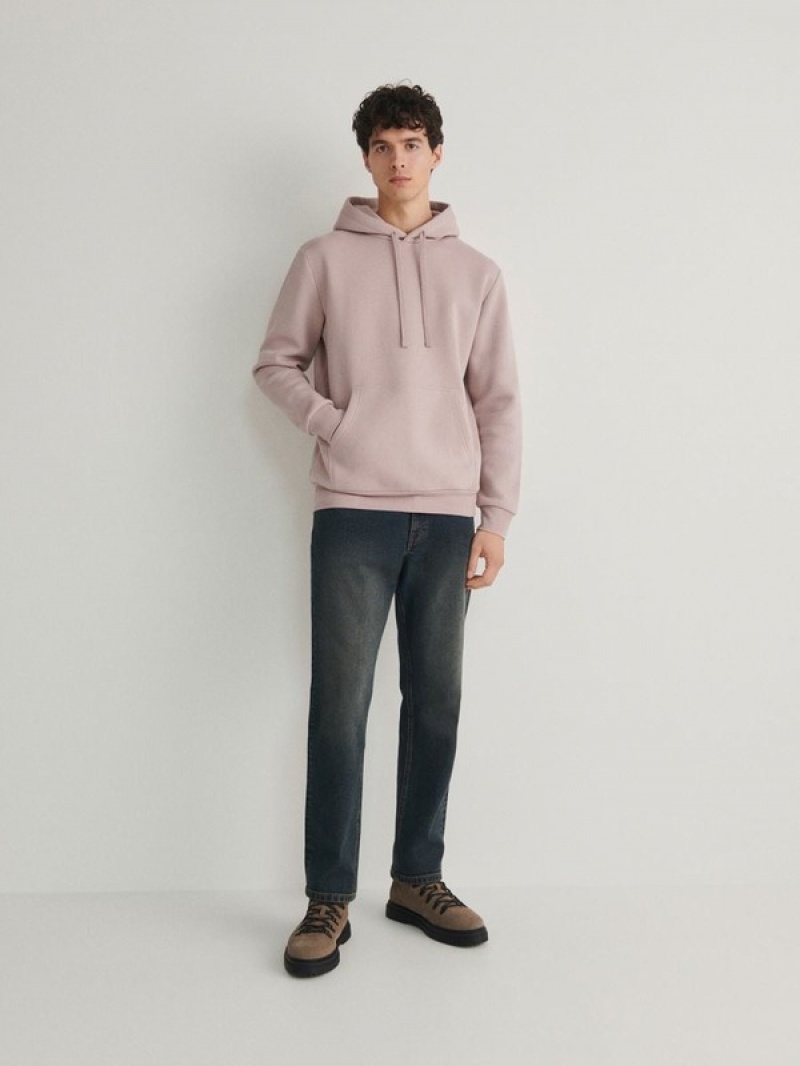 Reserved Plain Sweatshirts Herren Rosa | QLZ-083129