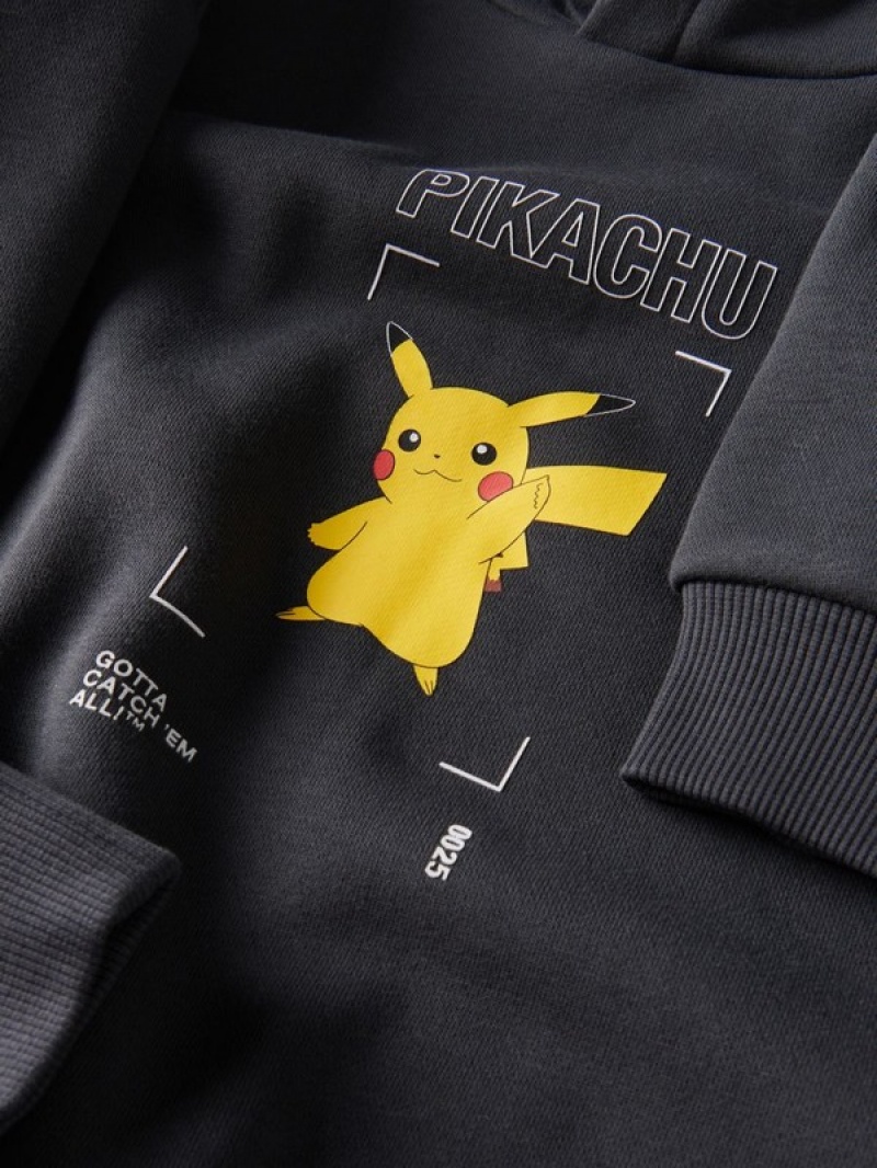 Reserved Pokémon Oversized Pullover Jungen Dunkelgrau | TLP-093461