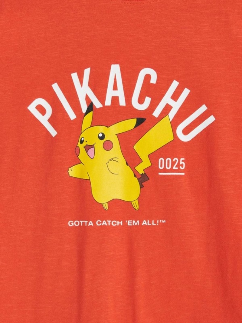 Reserved Pokémon T-shirts Jungen Rot | AMC-548320