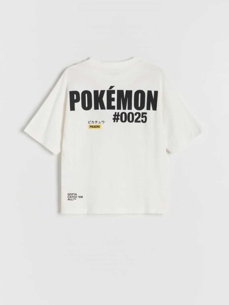 Reserved Pokémon T-shirts Jungen Weiß | DAH-413798