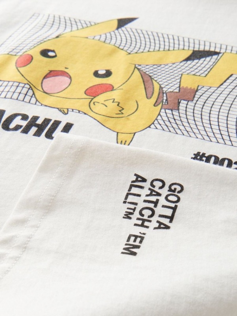 Reserved Pokémon T-shirts Jungen Weiß | DAH-413798