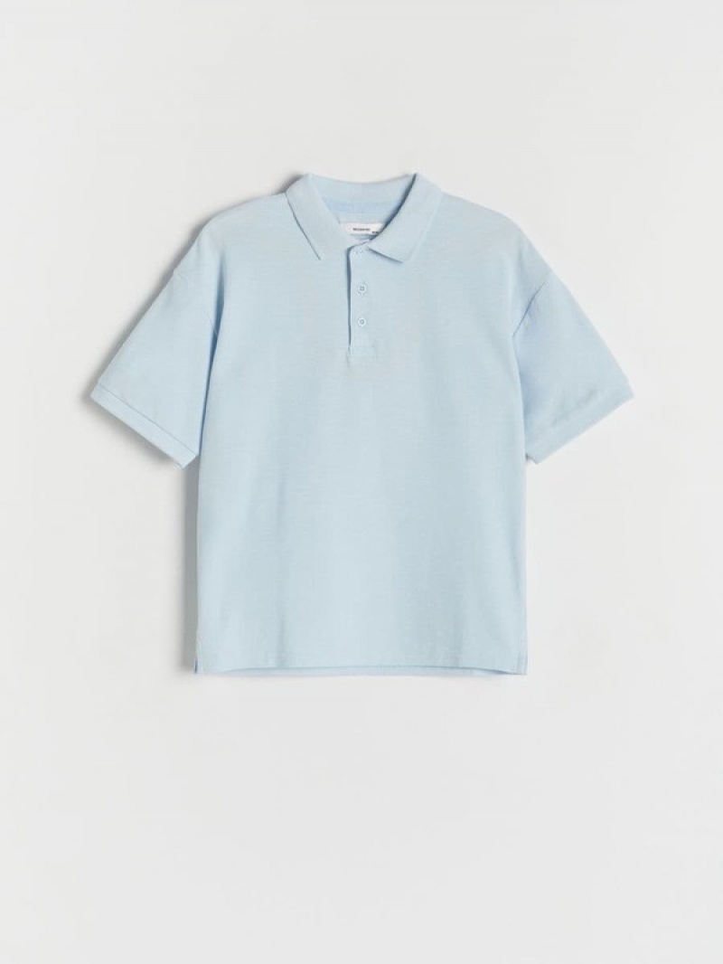 Reserved Polo T-shirts Jungen Blau | TVX-784039