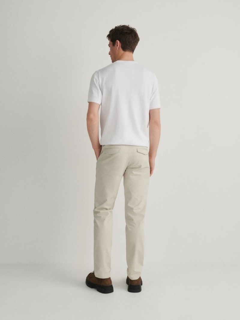 Reserved Regular Fit Chino Hosen Herren Beige | CNQ-579126