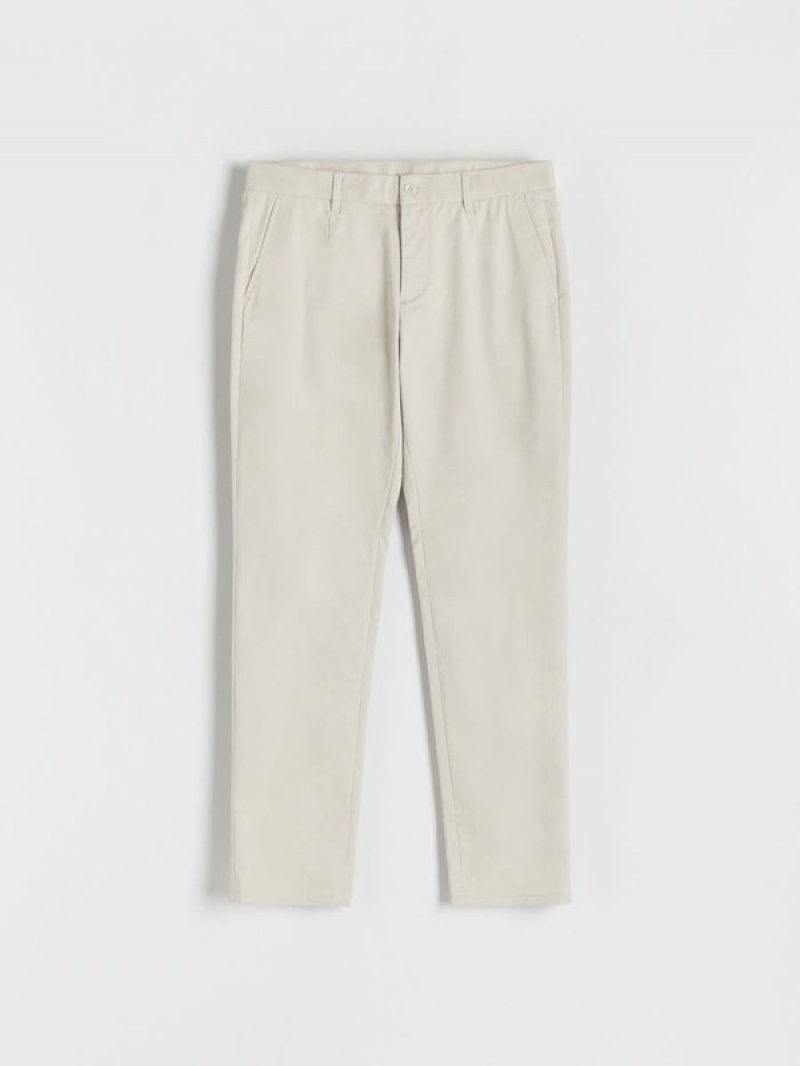 Reserved Regular Fit Chino Hosen Herren Beige | CNQ-579126