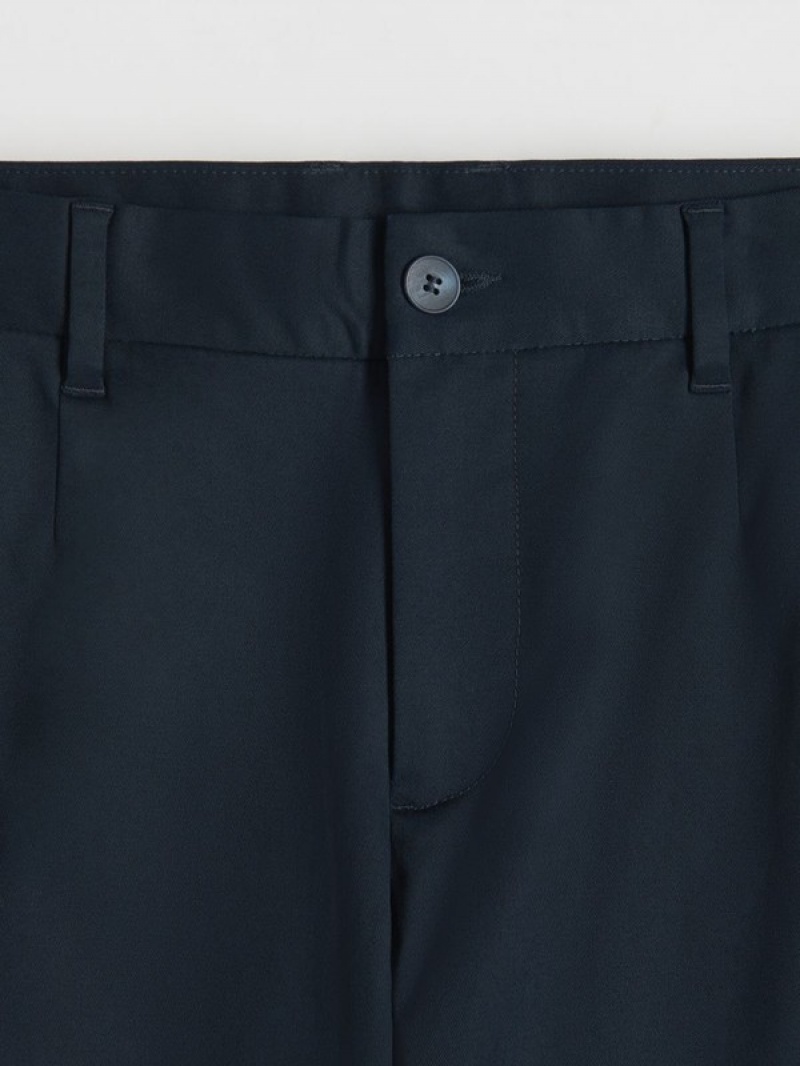 Reserved Regular Fit Chino Hosen Herren Navy | RSO-481729