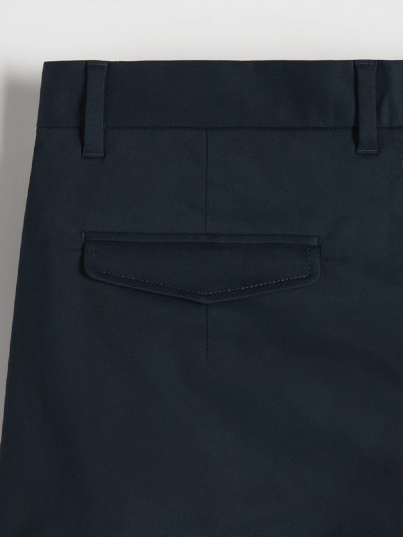 Reserved Regular Fit Chino Hosen Herren Navy | RSO-481729