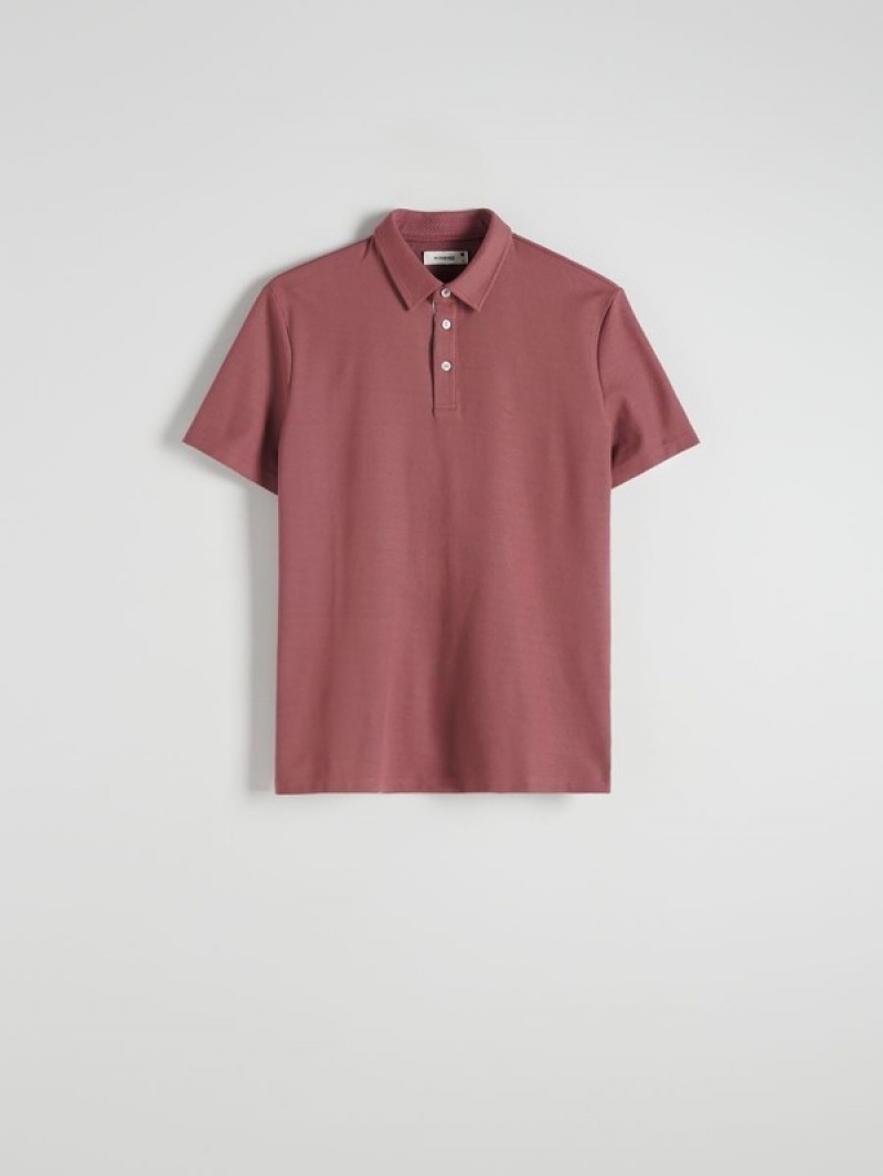 Reserved Regular Fit Polo Shirts Herren Lila | TVX-235467