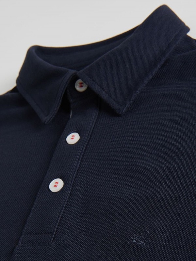 Reserved Regular Fit Polo Shirts Herren Navy | TWC-819435