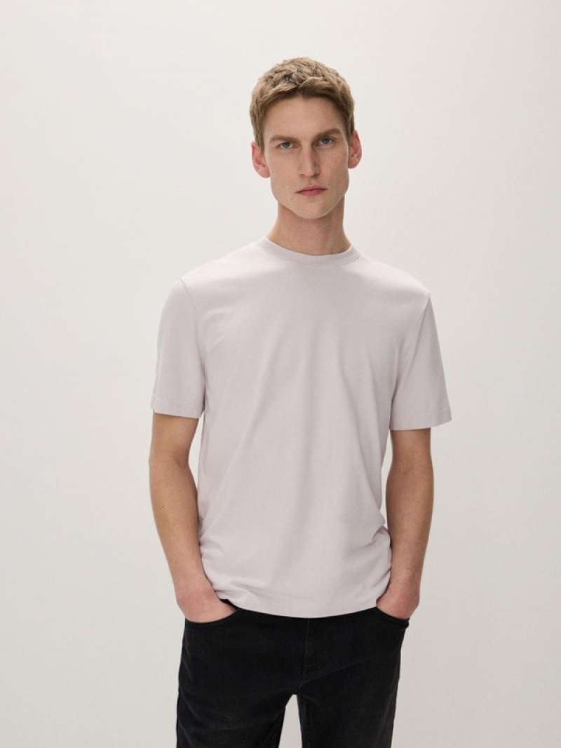 Reserved Regular Fit T-shirts Herren Lila | TUB-398720