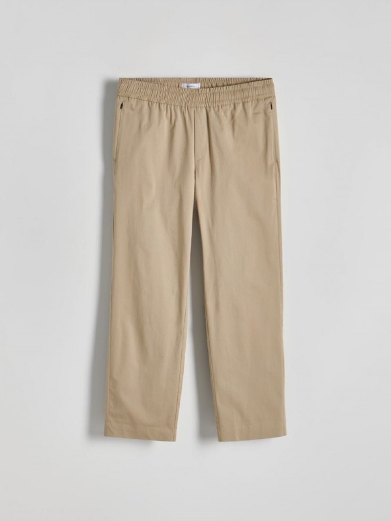 Reserved Regular Hosen Herren Beige | LFK-026935