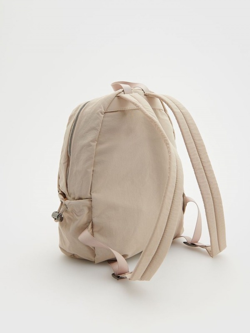 Reserved Rucksack Taschen Damen Beige | VAJ-935281