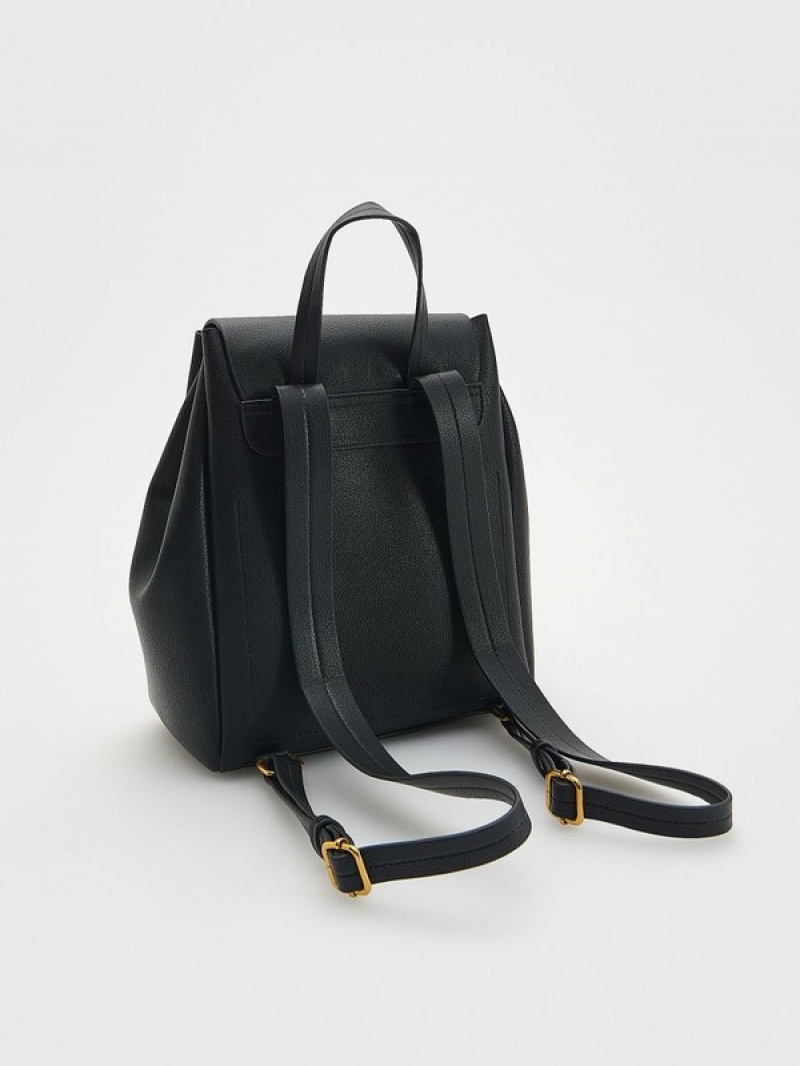 Reserved Rucksack Taschen Damen Schwarz | YUK-758163